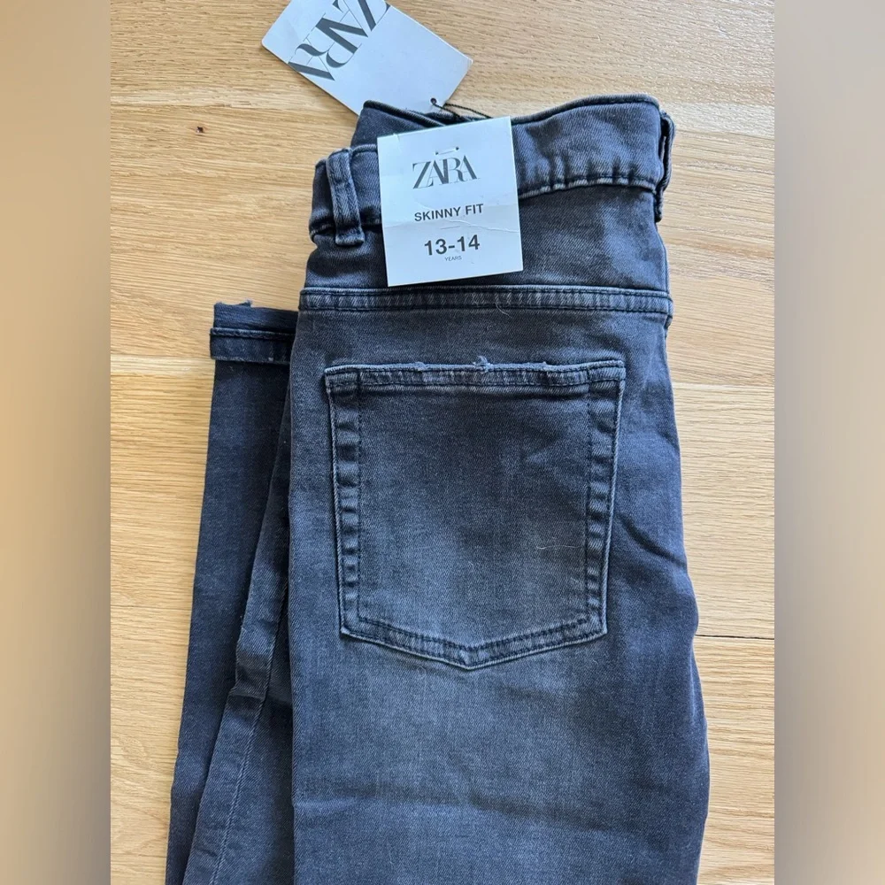 Zara Charcoal Denim‎ Pants